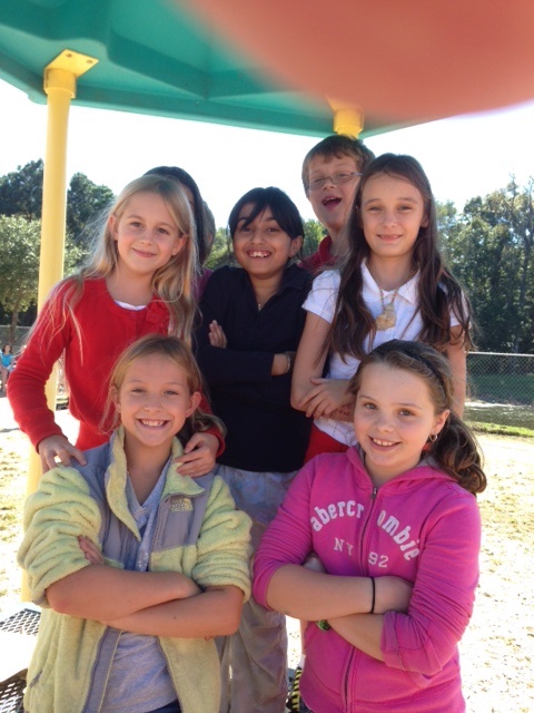 A&J fans at Pinckney Elementary