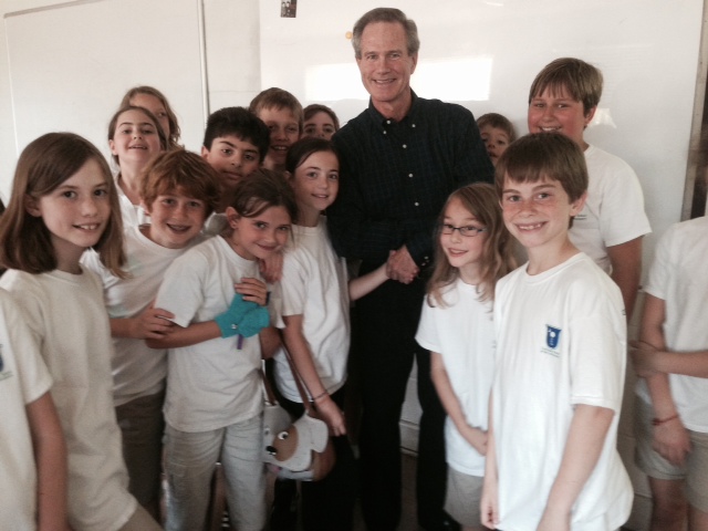 Art visits the Montessori school